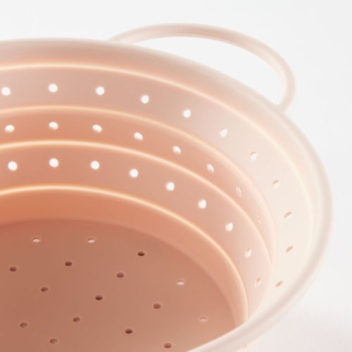 Passoir Pliable En Silicone Avec Poignées Kitchen Rose
