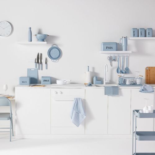 Brosse Et Éponge à Vaisselle En Silicone Kitchen Bleu