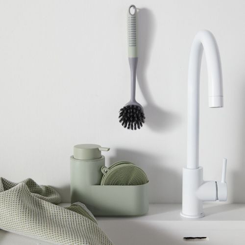 Brosse Et Éponge à Vaisselle En Silicone Kitchen Vert
