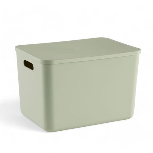 Panier De Rangement Avec Couvercle Plastique Equipment Vert