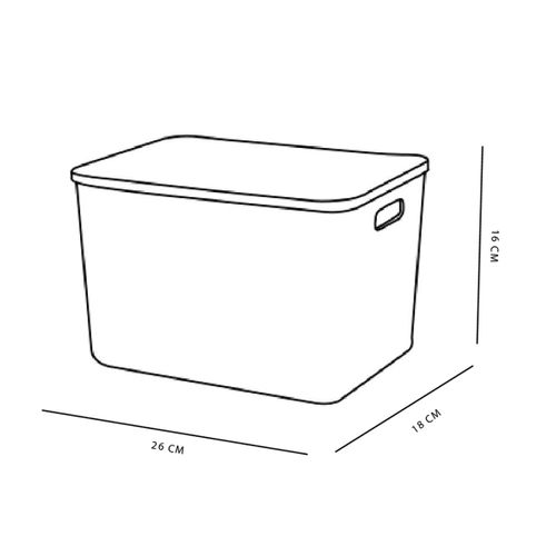 Panier De Rangement Avec Couvercle Plastique Equipment Vert