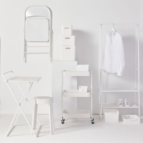 Portant à Vêtements Avec Étagères Métal Equipment