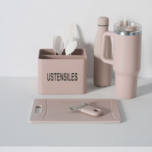 Lot De 2 Planches à Découper En Bois Et Silicone Kitchen Rose