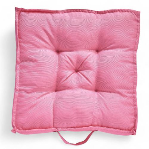 Coussin De Sol Extérieur Carré Uni Paradise Rose