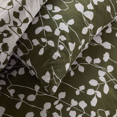 Parure De Lit - Crazy - Imprimé Floral - 2 Personnes - 220 X 240 Cm - Vert