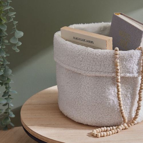 Panier De Rangement Rond Matisse Blanc