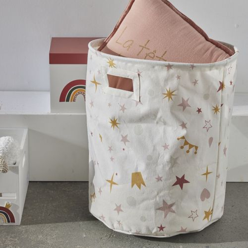 Panier De Rangement Rond La Tete Dans Les Nuages Blanc