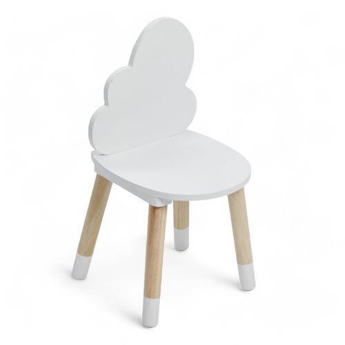 Chaise Enfant En Forme Nuage La Tete Dans Les Nuages Blanc
