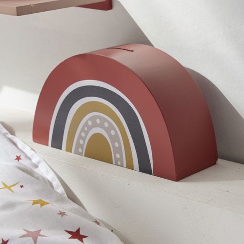 Tirelire Enfant Arc En Ciel Terracotta