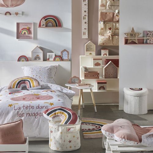 Caisse Pliable En Plastique La Tete Dans Les Nuages Terracotta