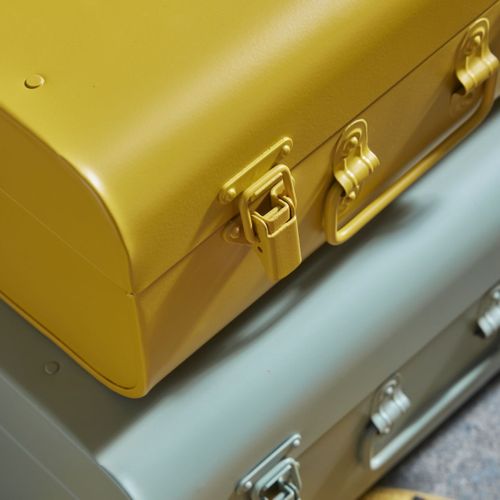 Lot De 2 Caisses En Métal Le Roi De La Jungle Sauge