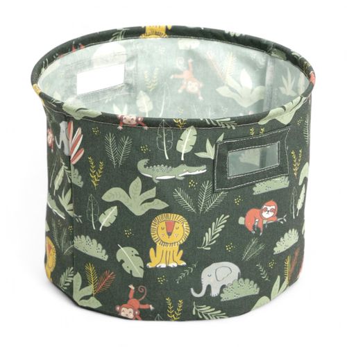 Panier De Rangement Rond Le Roi De La Jungle Sauge