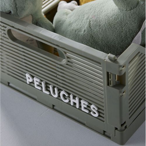 Caisse Pliable En Plastique Le Roi De La Jungle Gris