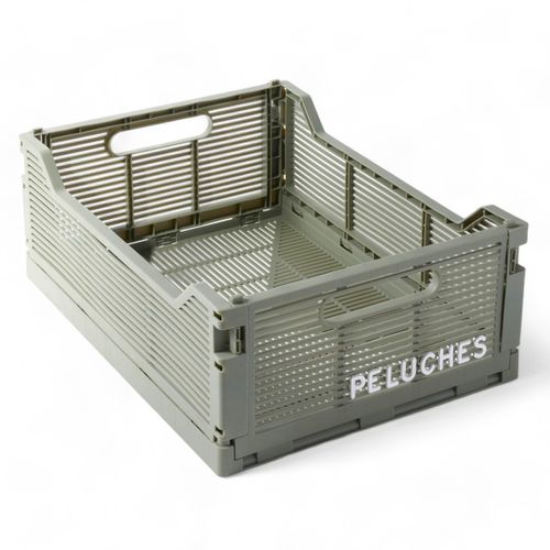 Caisse Pliable En Plastique Le Roi De La Jungle Gris