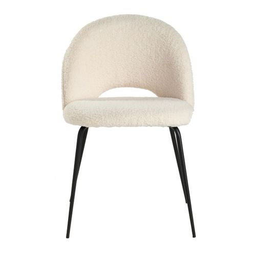 Chaise En Bouclette Matcha Blanc