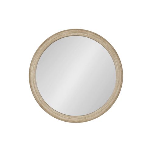Miroir Mural Rond En Bois Matcha Beige