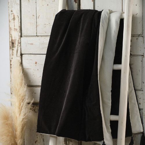 Edredon Bicolore Indies Noir