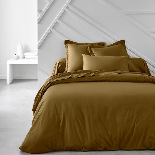 Taie D'oreiller Essential 63x63cm Bronze Coton 57f