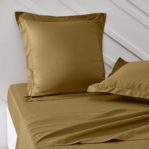 Taie D'oreiller Essential 63x63cm Bronze Coton 57f
