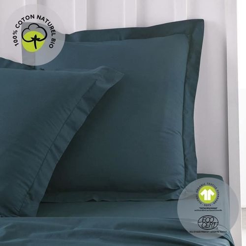 Taie D'oreiller - 63 X 63 Cm - Coton Bio - Certifié Gots -