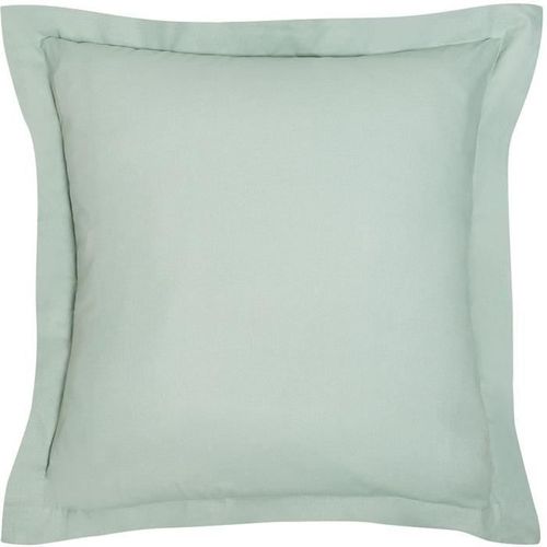 Taie D'oreiller - 63 X 63 Cm + 5 Cm - Coton - Organic Celadon
