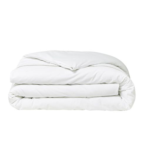Parure De Lit 2 Personnes Uni Coton Prestige