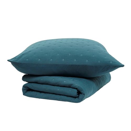 Couvre Lit Boutis Essential Vert Foncé