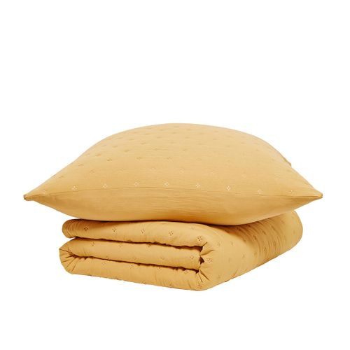 Couvre Lit Boutis Essential Jaune