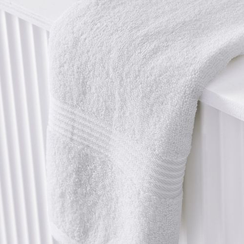 Serviette De Bain Uni Essential Blanc