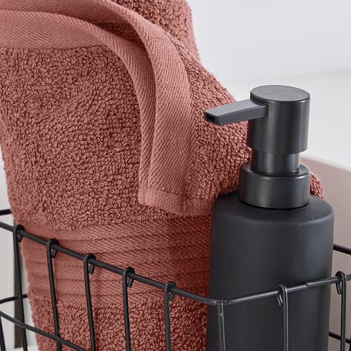 Serviette De Bain Uni Essential Rouge