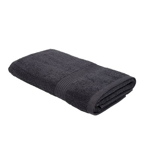 Drap De Bain Uni Essential Gris Anthracite