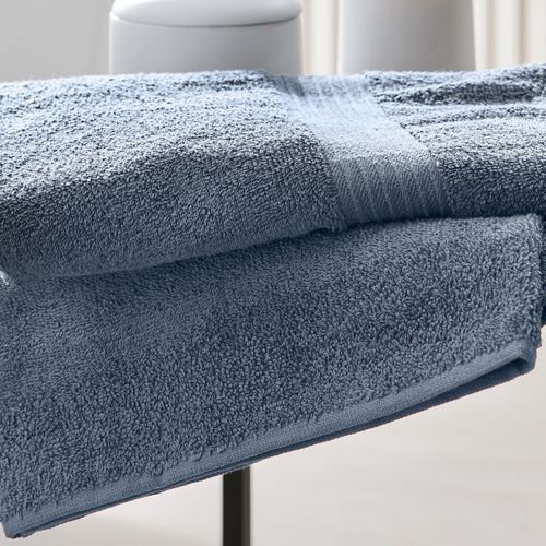 Drap De Bain Uni Essential Bleu Ardoise