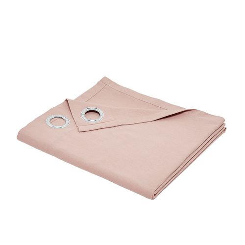 Rideau à Oeillets - 140x240cm - 100% Coton - Rose