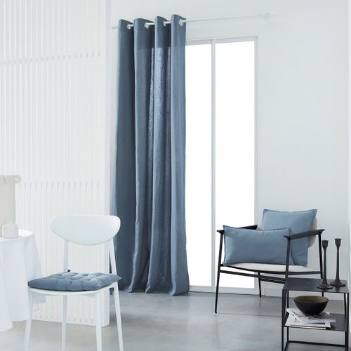 Rideau Panama Essential Bleu Gris