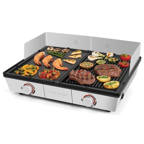 Plancha Gril Électrique 2200w 49x39cm - Qpl800