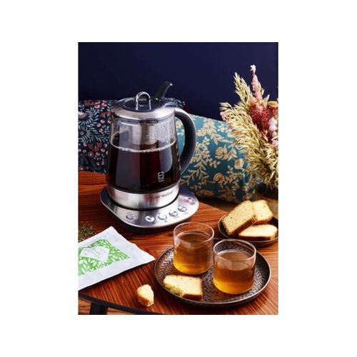 Bouilloire-théière 2en1 1.2l 1300w Inox - Bth540