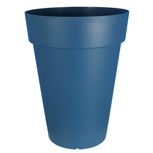 Bac à Fleurs Riviera Soleilla - Plastique - Hauteur 53 Cm - Bleu