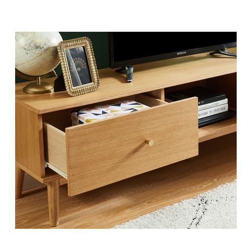 Meuble TV Marcel Placage Chêne 160cm