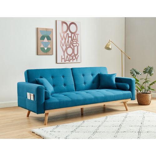 Canapé Kelly Droit Bleu Convertible
