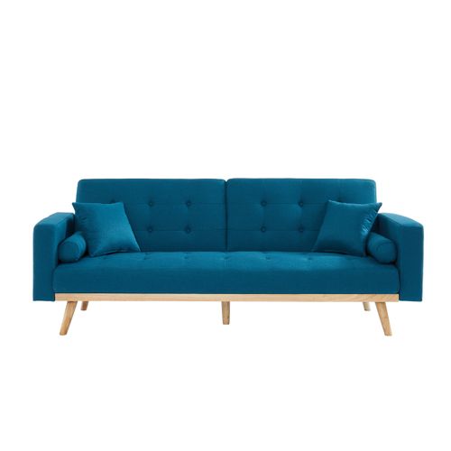 Canapé Kelly Droit Bleu Convertible