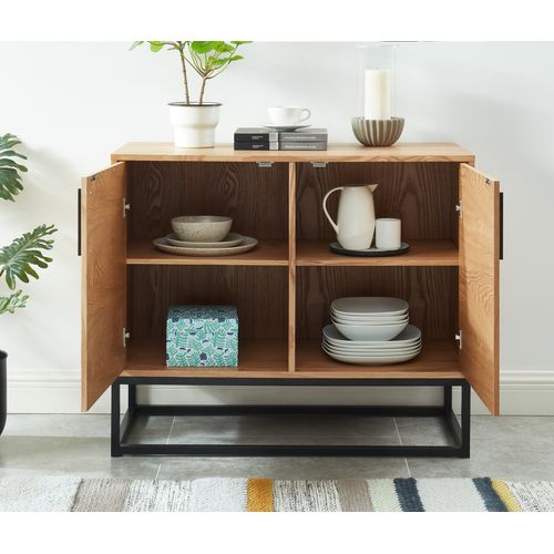 Buffet Brixton  Placage Frêne   2 Portes 90cm