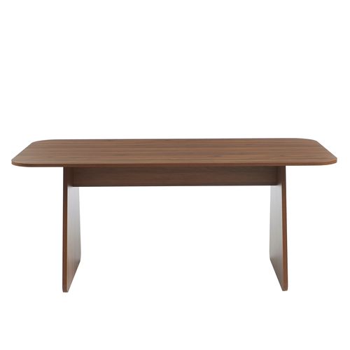 Table à Manger Lango Rectangulaire Effet Noyer 180 Cm