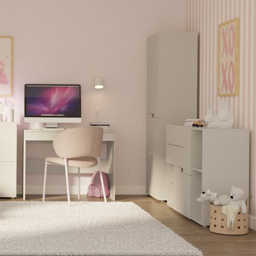 Bureau Enfant Inga Cachemire 1 Tiroir 100cm