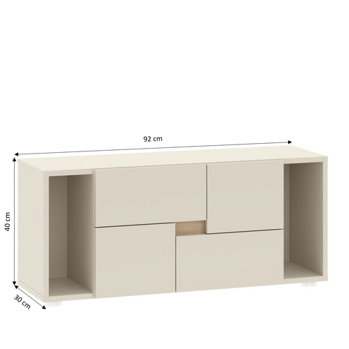 Bibliothèque Enfant Inga Cachemire 92x40cm