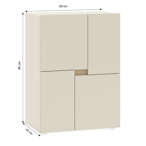 Bibliothèque Enfant Inga Cachemire 60x85cm