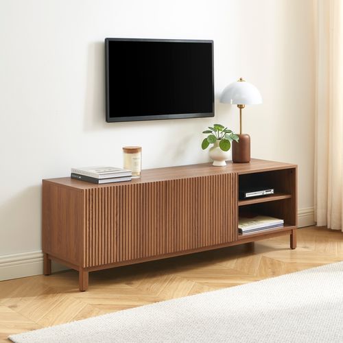 Meuble TV Orca Effet Noyer 140 Cm