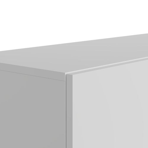 Meuble TV Birna Blanc Mat 3 Portes 200cm