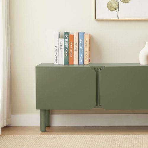 Meuble TV Braga Vert 3 Portes 150cm