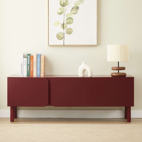 Meuble TV Braga Terracotta 3 Portes 150cm