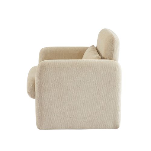 Fauteuil Oma Tissu Beige